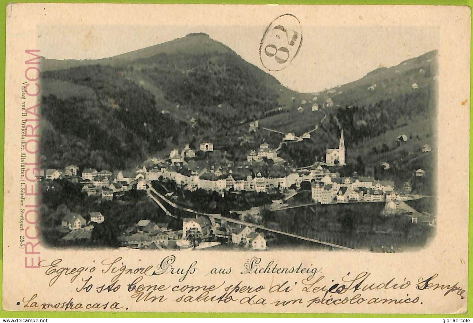 Ad4686 - SWITZERLAND  - Ansichtskarten VINTAGE POSTCARD - Gruss Aus Lichtensteig - Lichtensteig