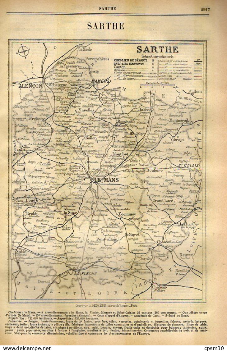 ANNUAIRE - 72 - Département Sarthe - Année 1905 - édition Didot-Bottin - 31 Pages - Annuaires Téléphoniques