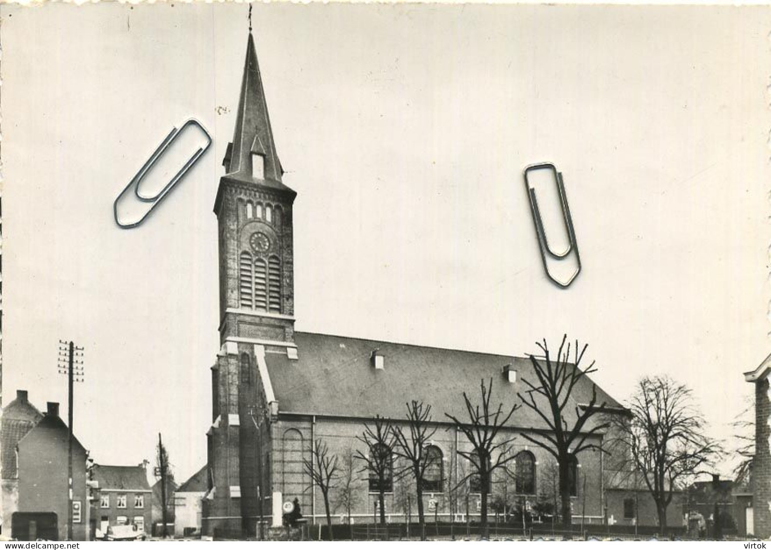 Wintam :  HINGENE  :  Kerk --- 10.5 X 15 Cm - Bornem