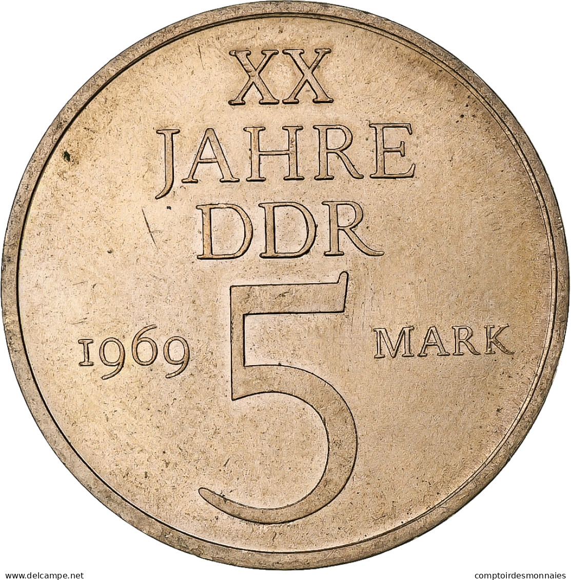 Allemagne, 5 Mark, 1969, Bronze-Aluminium, SUP+ - 5 Marcos