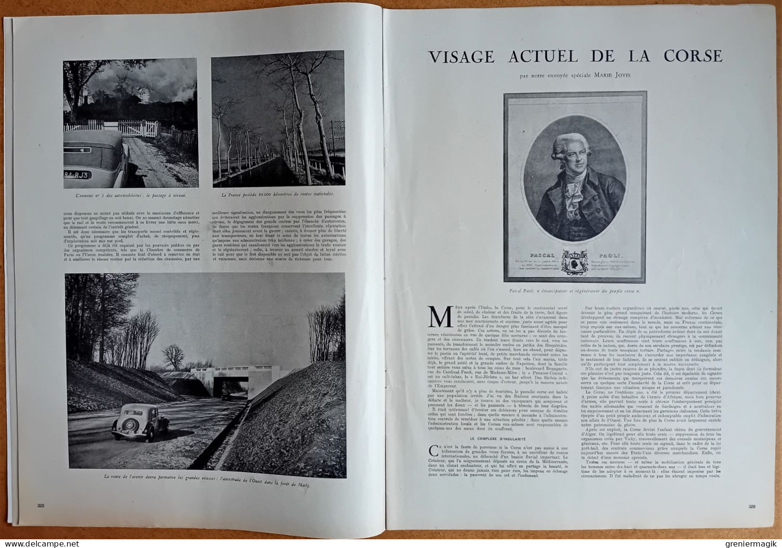 France Illustration N°26 30/03/1946 Frank Bosin Chef Indien Kiowa/Corse/La Route/Fêtes De Strasbourg/Indochine/Cyclisme - Testi Generali