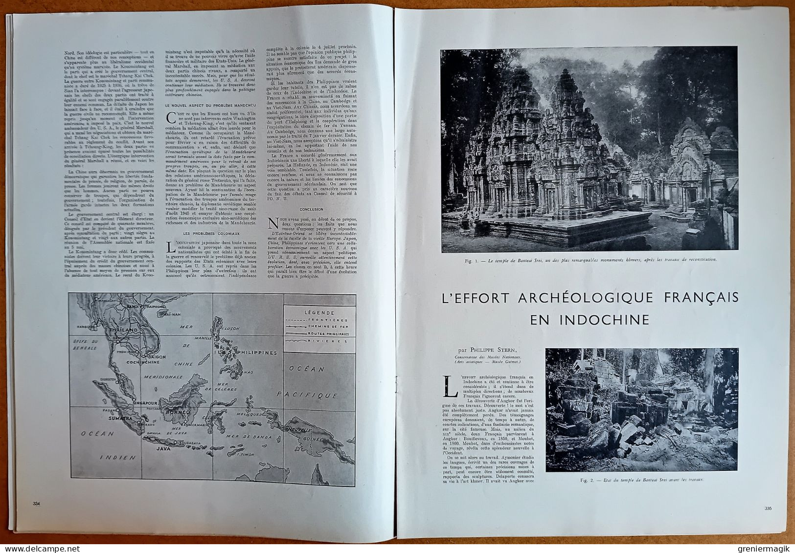 France Illustration N°26 30/03/1946 Frank Bosin chef Indien Kiowa/Corse/La route/Fêtes de Strasbourg/Indochine/Cyclisme