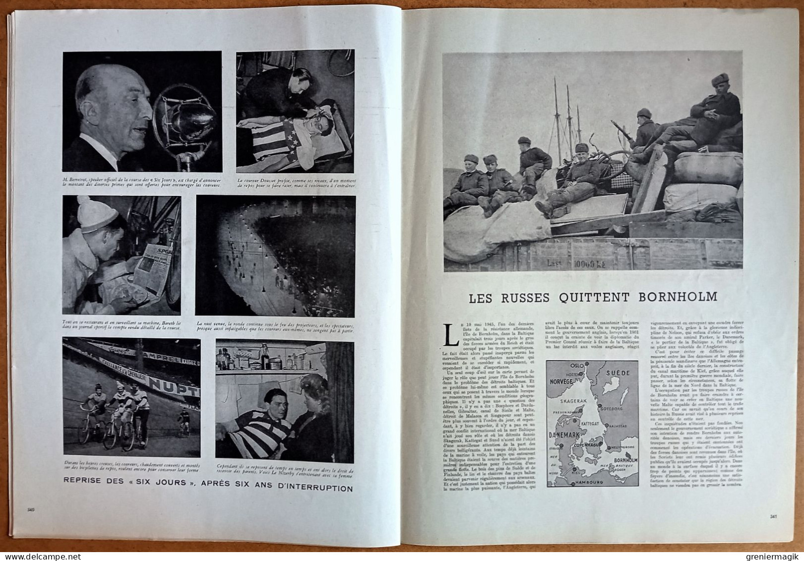 France Illustration N°26 30/03/1946 Frank Bosin chef Indien Kiowa/Corse/La route/Fêtes de Strasbourg/Indochine/Cyclisme