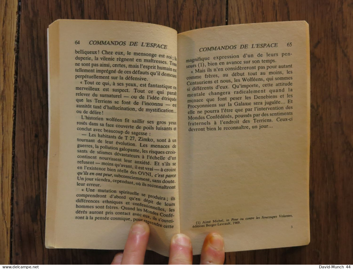 Commandos de l'espace de Jimmy Guieu. Presses de la cité, Collection Science-fiction Jimmy Guieu n° 19. 1989