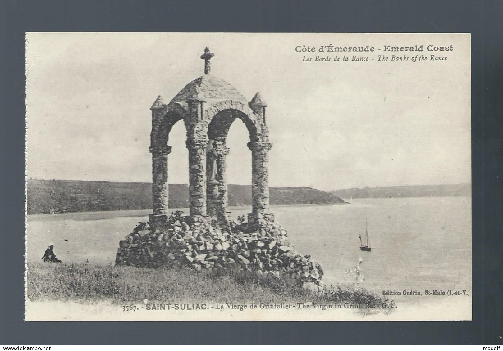 CPA - 35 - Les Bords De La Rance - Saint-Suliac - La Vierge De Grinfollet - Non Circulée - Saint-Suliac