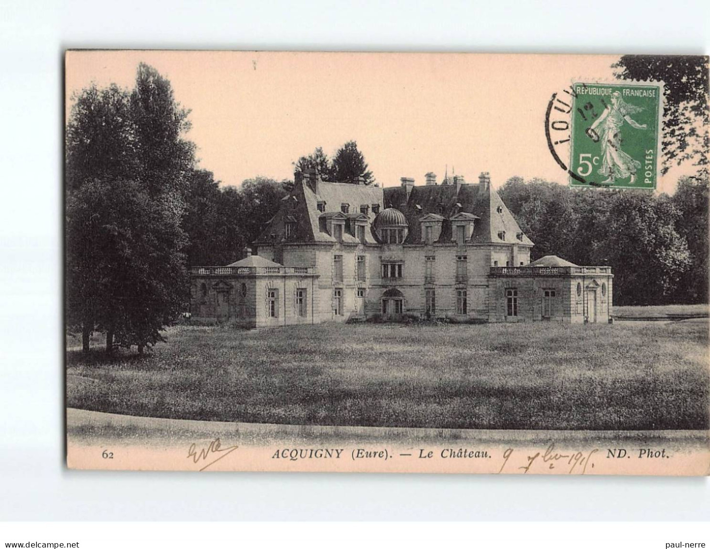 ACQUIGNY : Le Château - Très Bon état - Acquigny