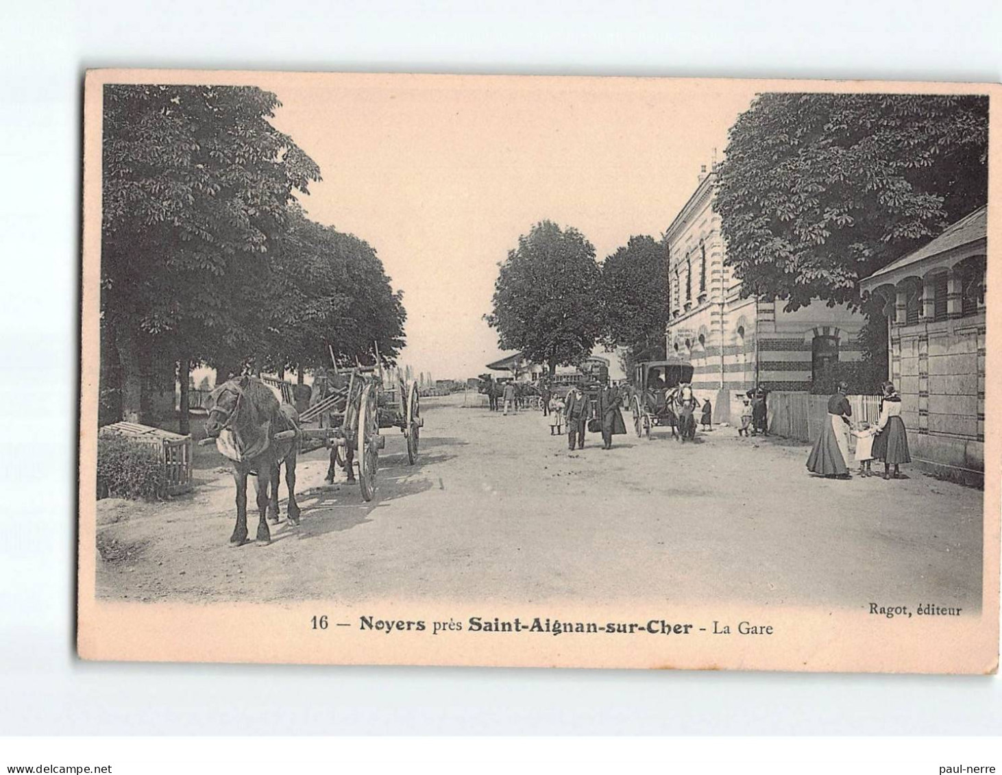 NOYERS : La Gare - Très Bon état - Noyers Sur Cher