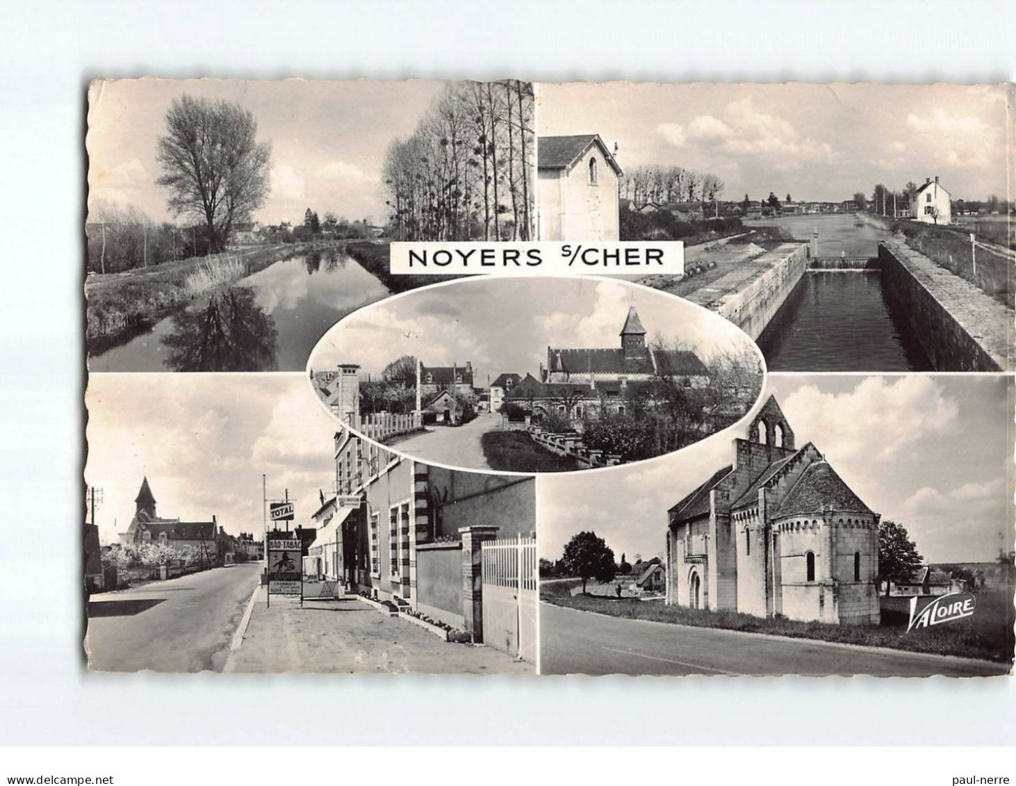 NOYERS SUR CHER : Carte Souvenir, Divers Lieux - Très Bon état - Noyers Sur Cher