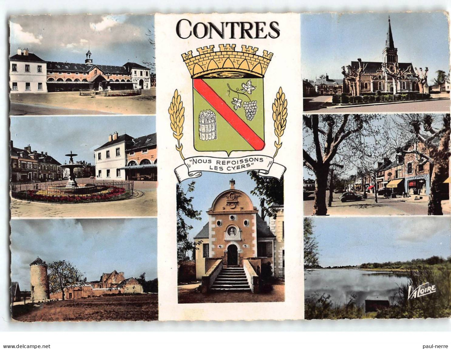 CONTRES : Carte Souvenir, Divers Lieux - Très Bon état - Contres