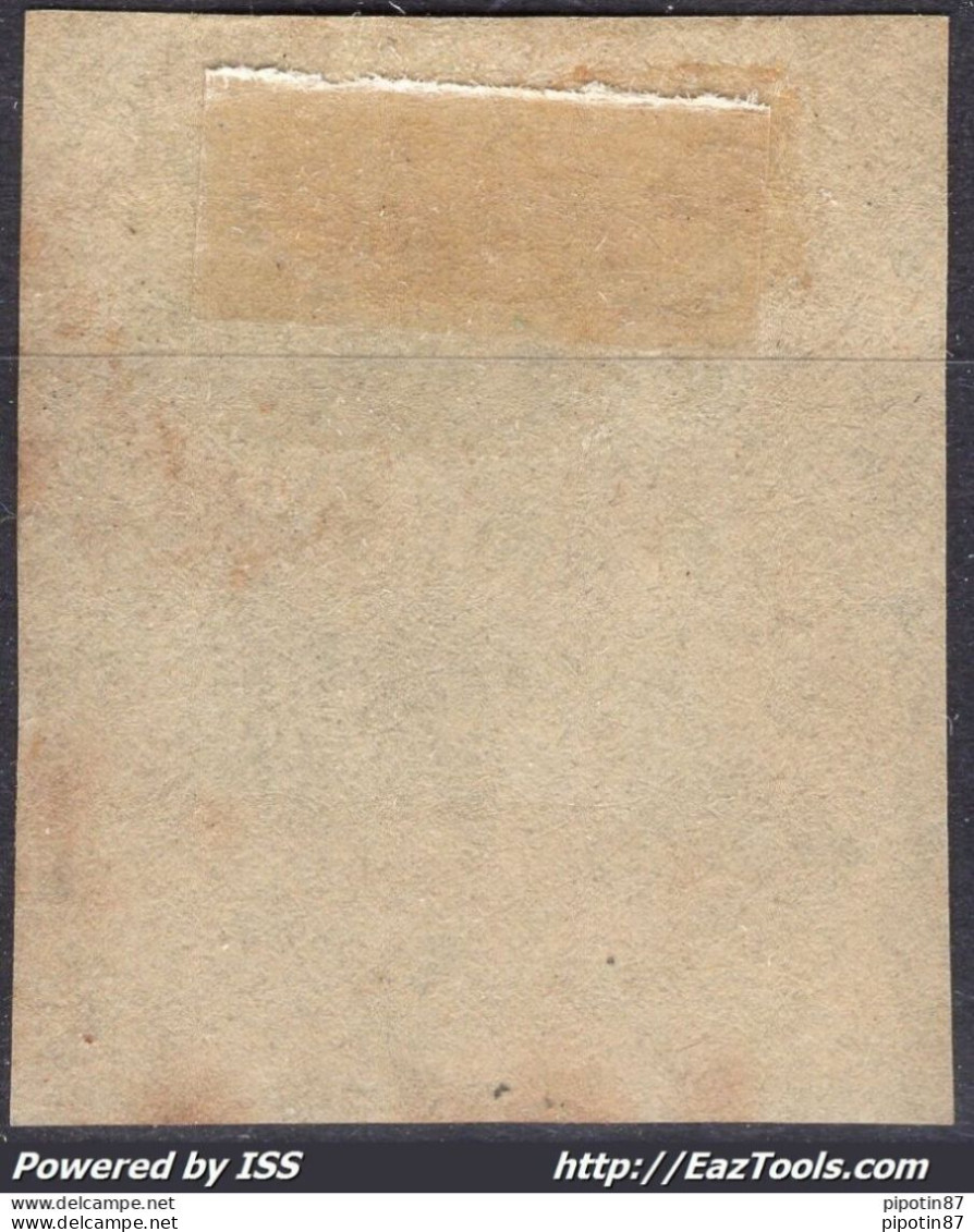 FRANCE EMISSION PRESIDENCE 10c BISTRE JAUNE N° 9 AVEC CACHET GROS POINTS - 1852 Luigi-Napoleone