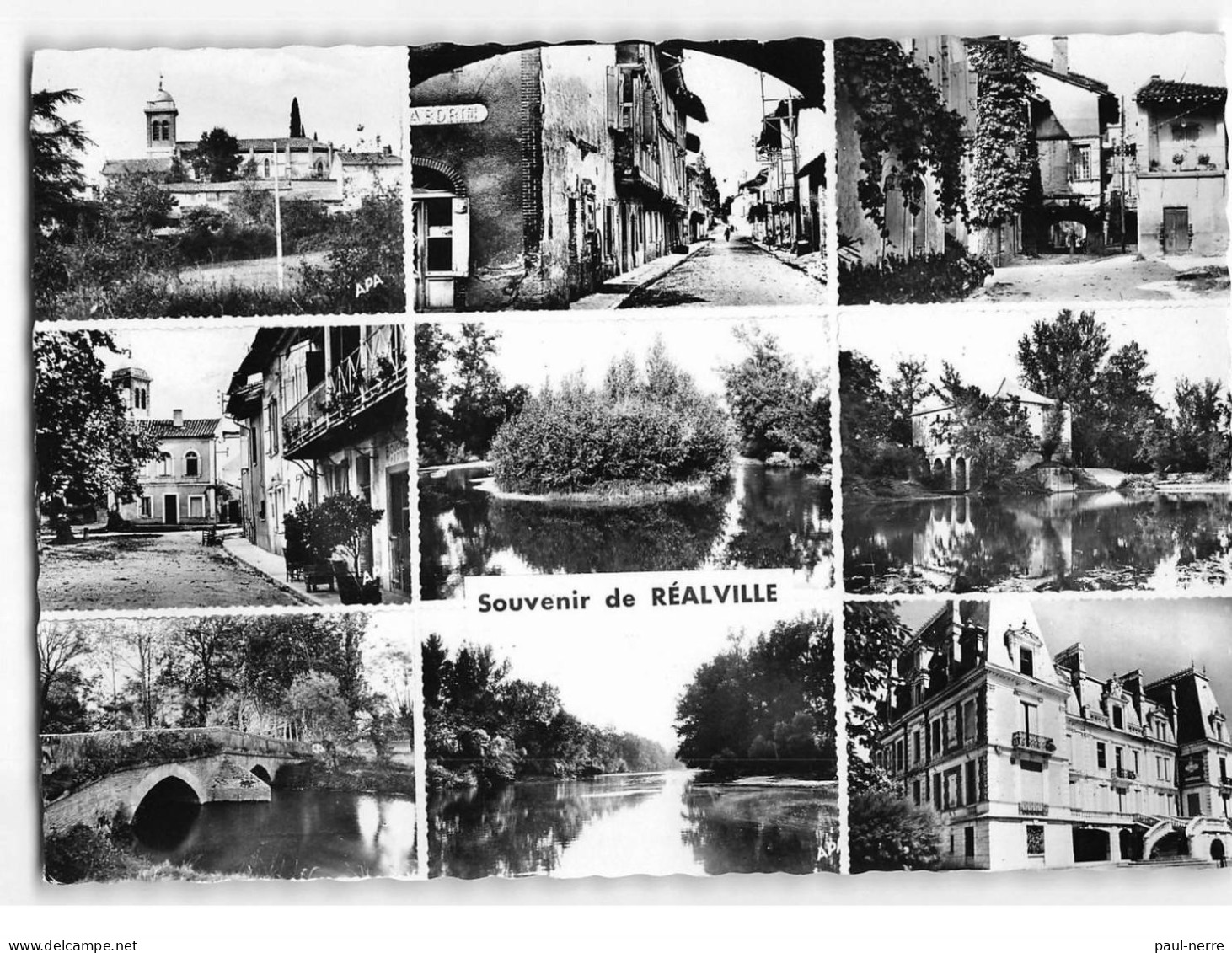 REALVILLE : Cartes Souvenirs, Divers Lieux - Très Bon état - Realville