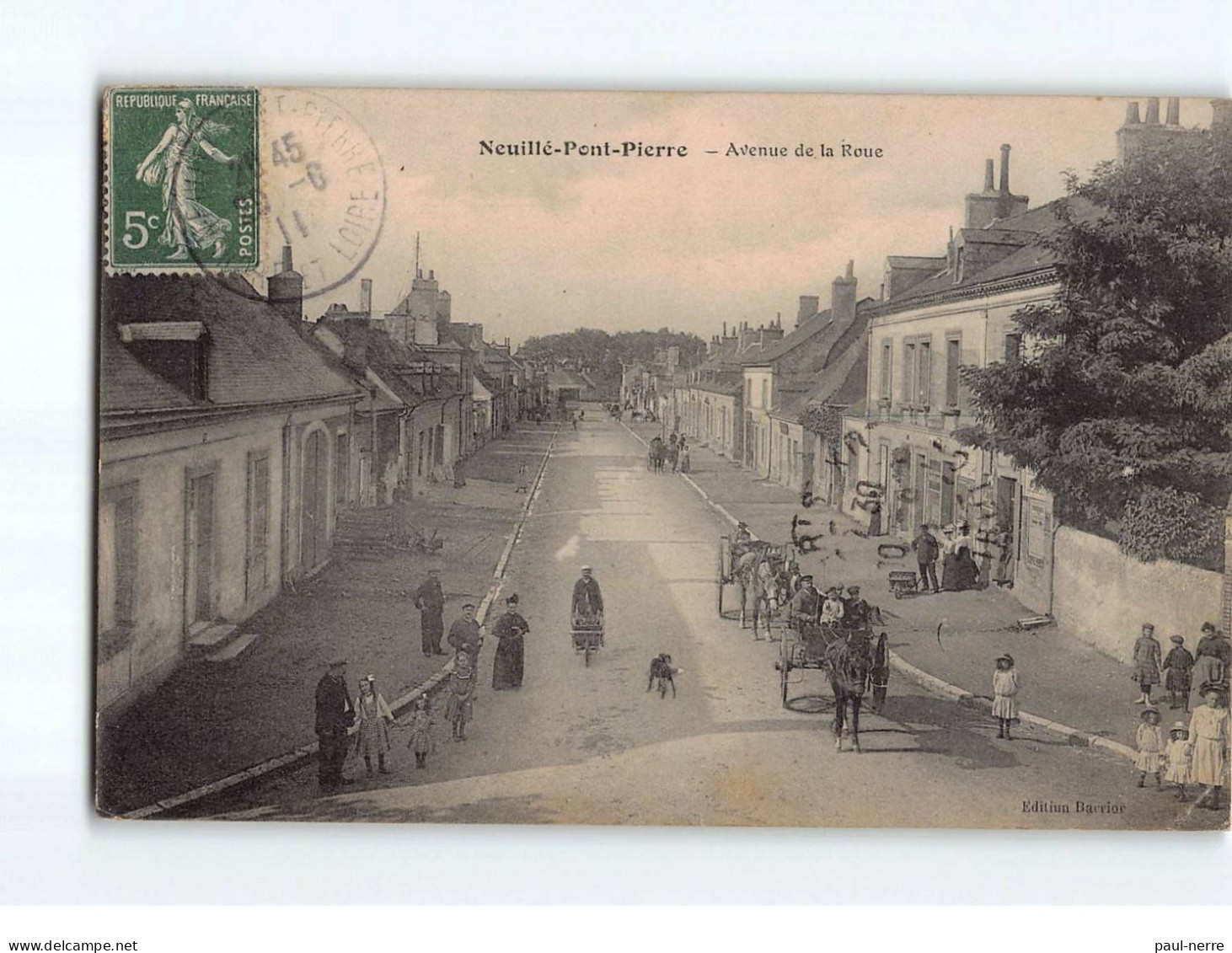 NEUILLE PONT PIERRE : Avenue De La Roue - état - Neuillé-Pont-Pierre