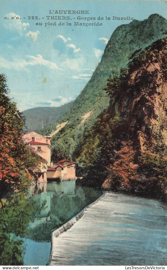 FRANCE - Thiers - Gorges De La Durolle Au Pied De La Margeride - Carte Postale Ancienne - Thiers