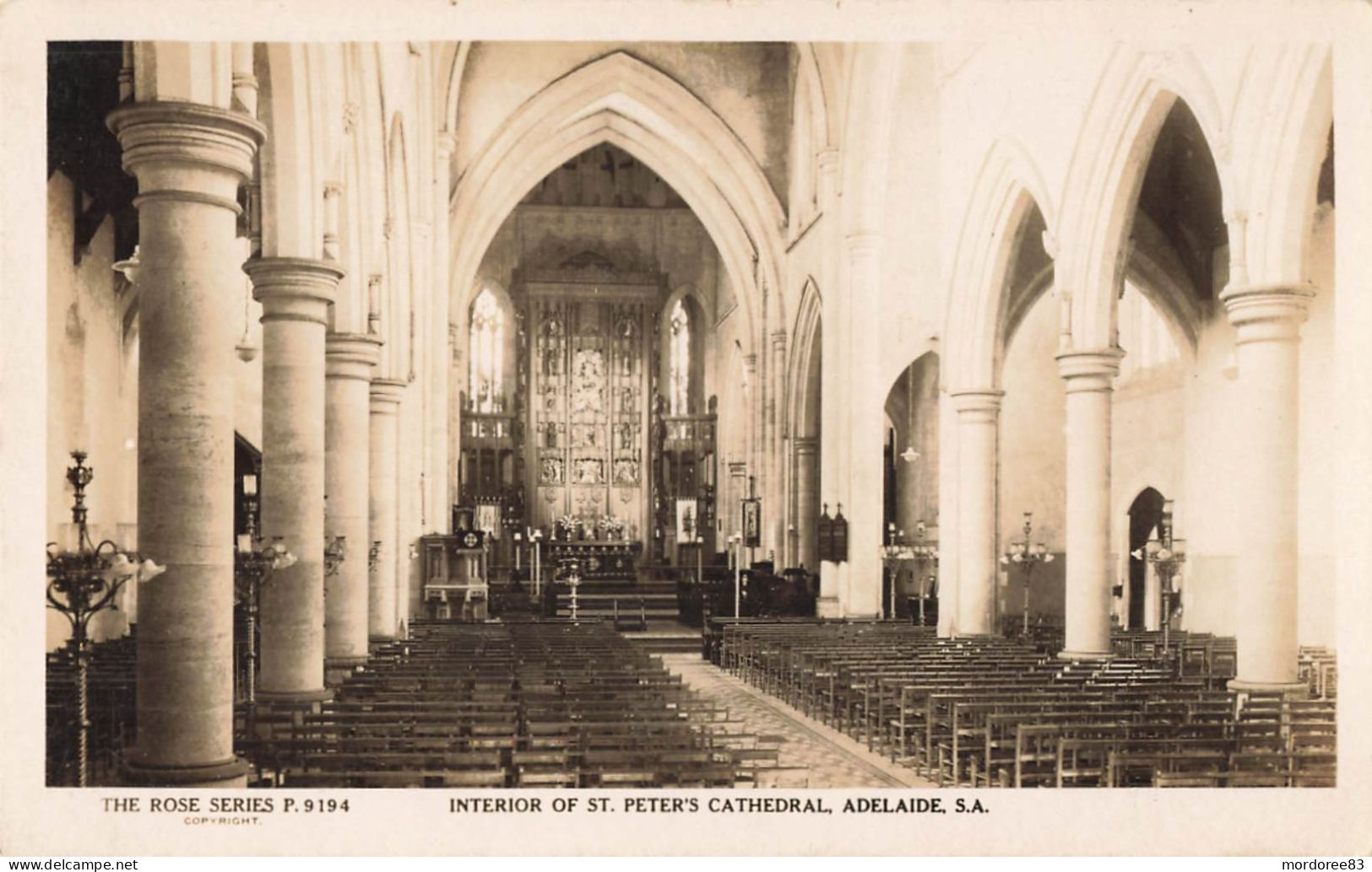 THE ROSE SERIES / INTERIOR OF THE ST PETER'S CATHEDRAL ADELAIDE - Adelaide