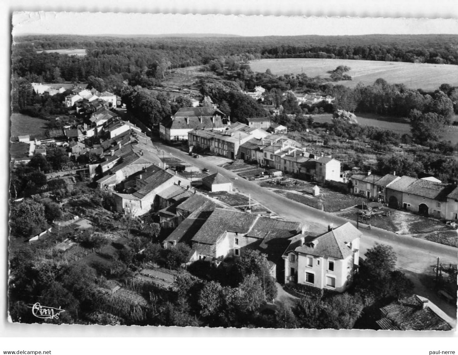 MONTHUREUX SUR SAONE : Vue Panoramique Aérienne - état - Monthureux Sur Saone