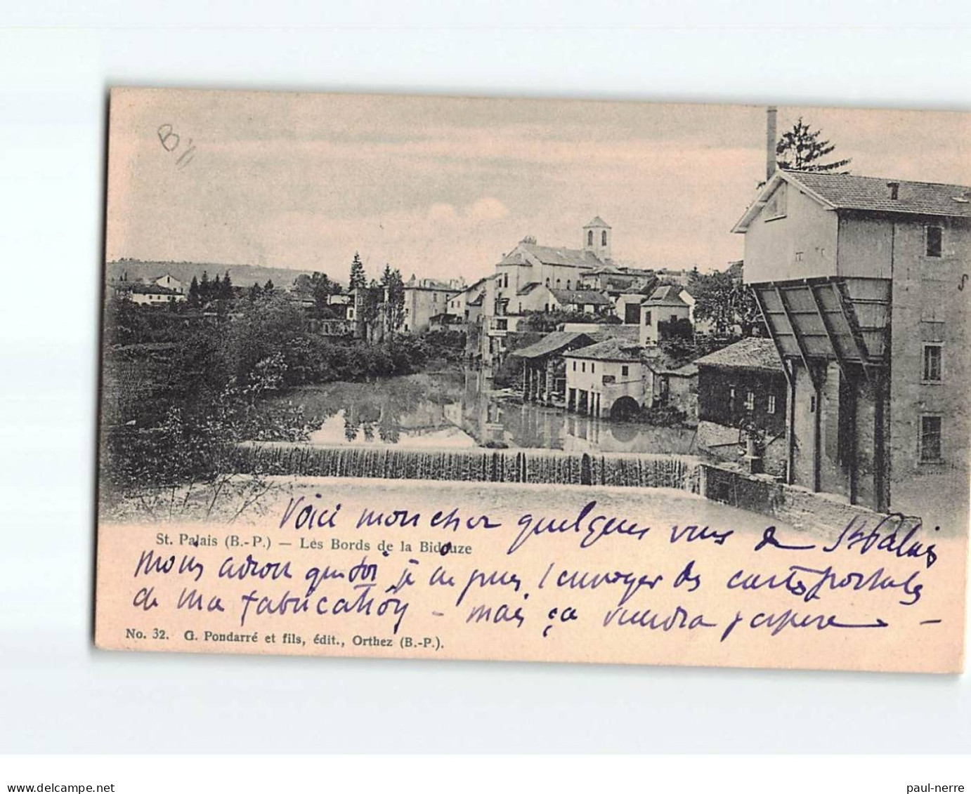 SAINT PALAIS : Les Bords De La Bidouze - Très Bon état - Saint Palais