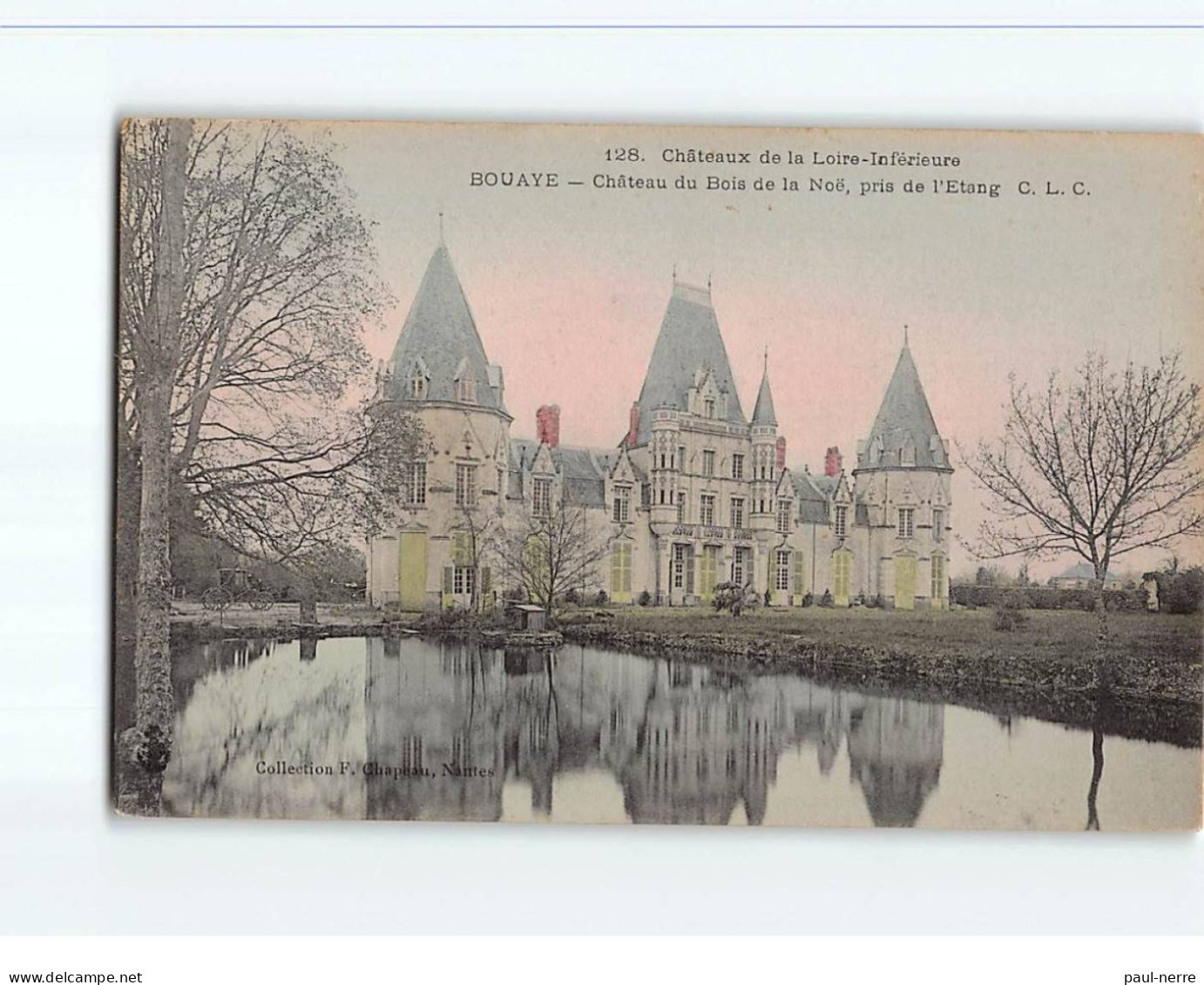 BOUAYE : Château Du Bois De La Noë, Pris De L'Etang - Très Bon état - Bouaye