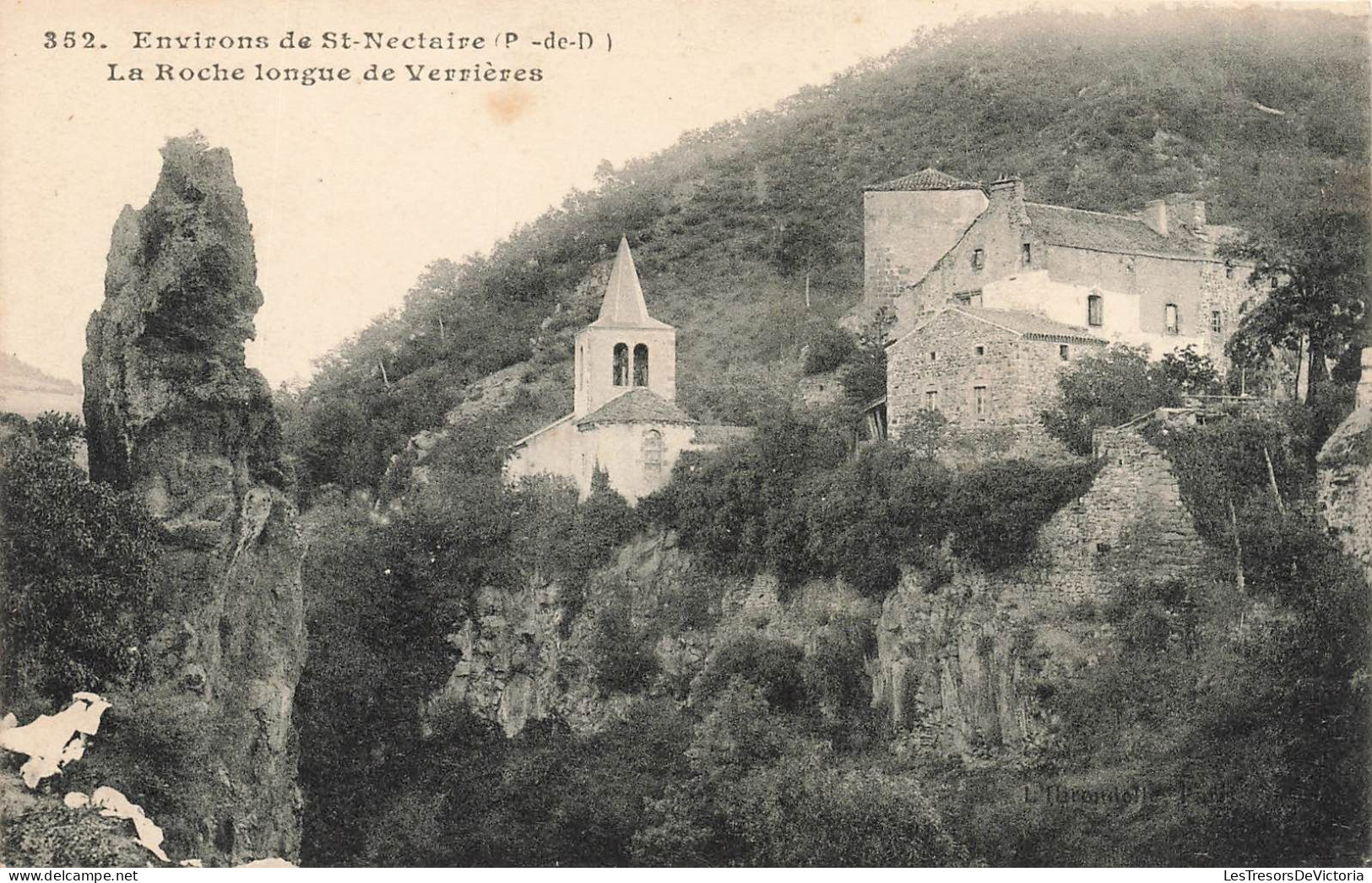 FRANCE - Environs De Saint Nectaire - La Roche Longue De Verrières - Carte Postale Ancienne - Saint Nectaire