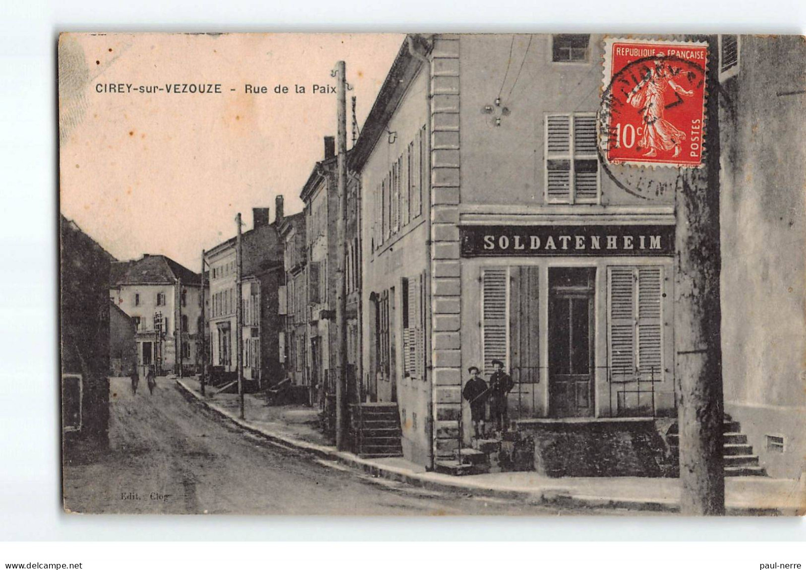 CIREY SUR VEZOUZE : Rue De La Paix - Très Bon état - Cirey Sur Vezouze