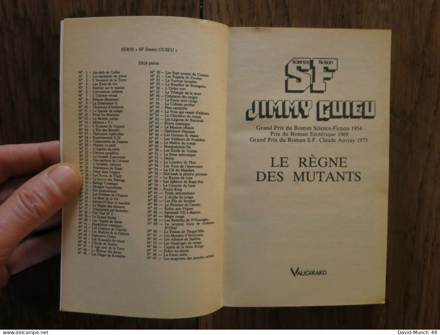 Le Règne Des Mutants De Jimmy Guieu. Paris, Vaugirard, Collection Science-fiction Jimmy Guieu N° 36. 1994 - Vaugirard