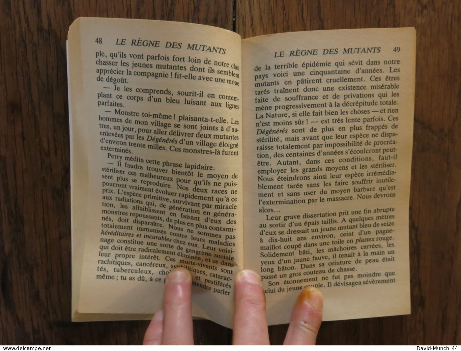 Le Règne des mutants de Jimmy Guieu. Paris, Vaugirard, Collection Science-fiction Jimmy Guieu n° 36. 1994