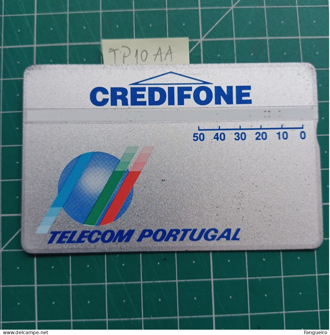 PORTUGAL PHONECARD USED TP10AA PRATA - Portogallo