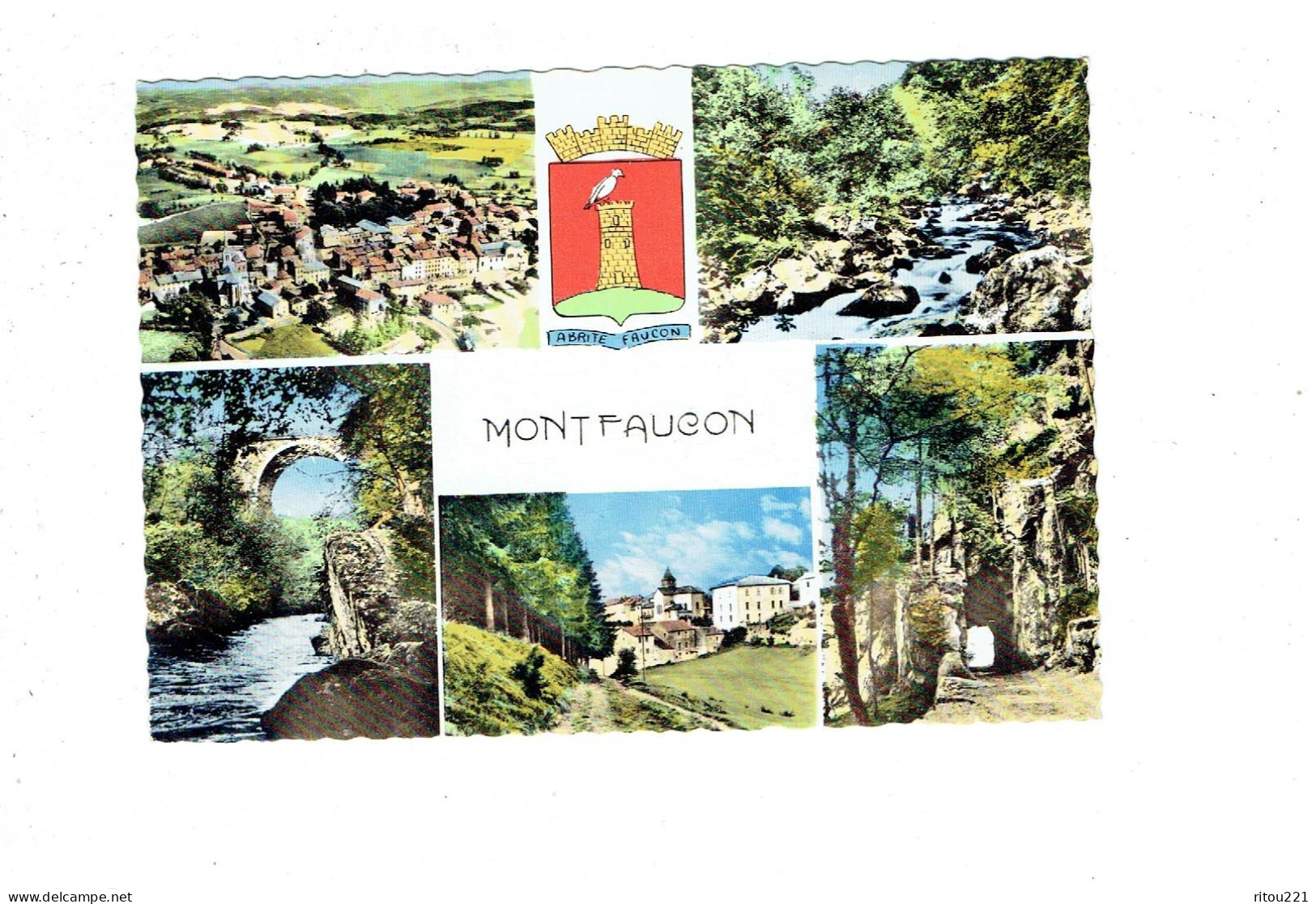 Cpm > 43 - Montfaucon En Velay - Blason Multivues - - Montfaucon En Velay