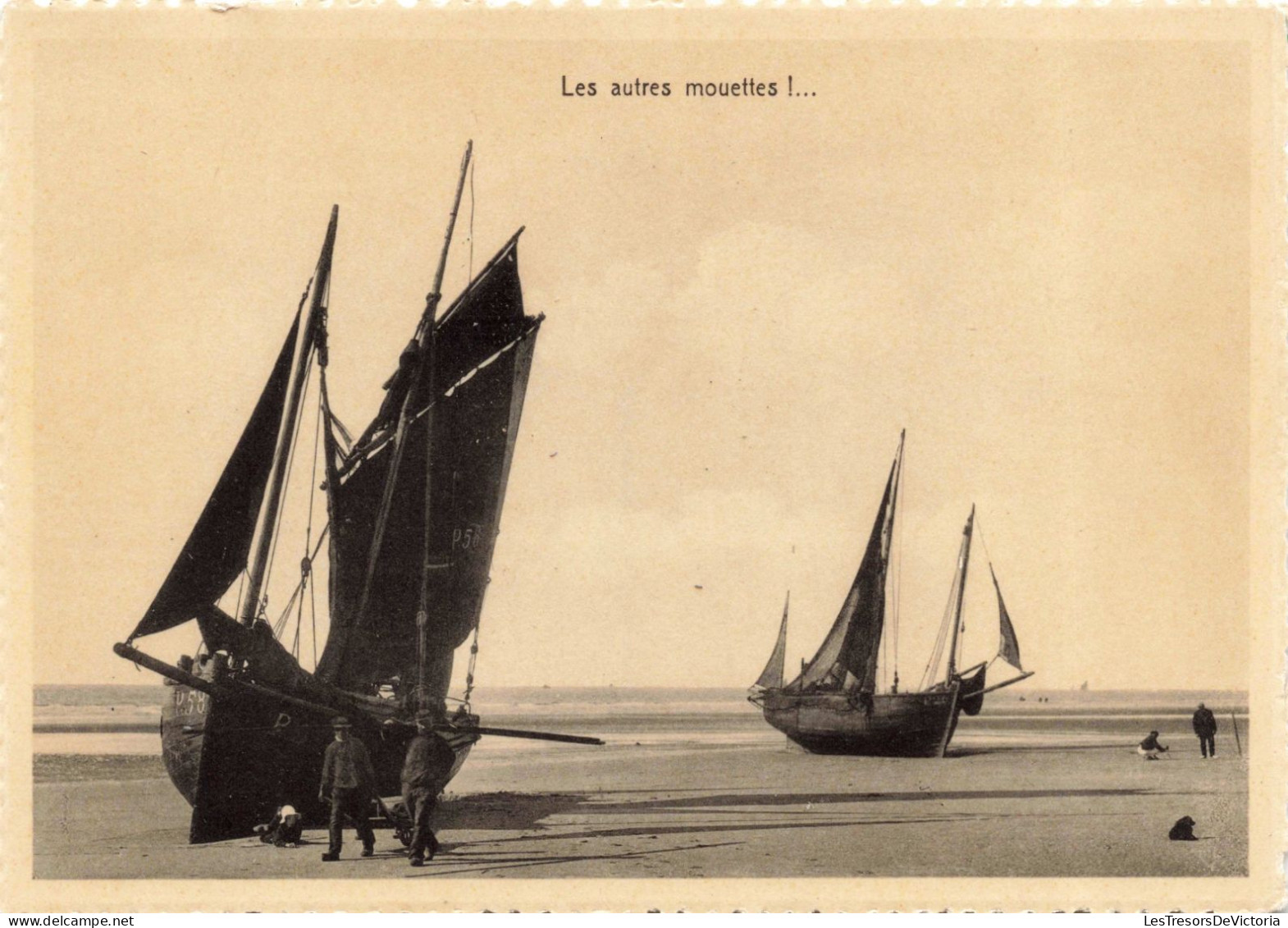 TRANSPORTS - Bateaux - Voiliers - Les Autres Mouettes - Carte Postale Ancienne - Zeilboten