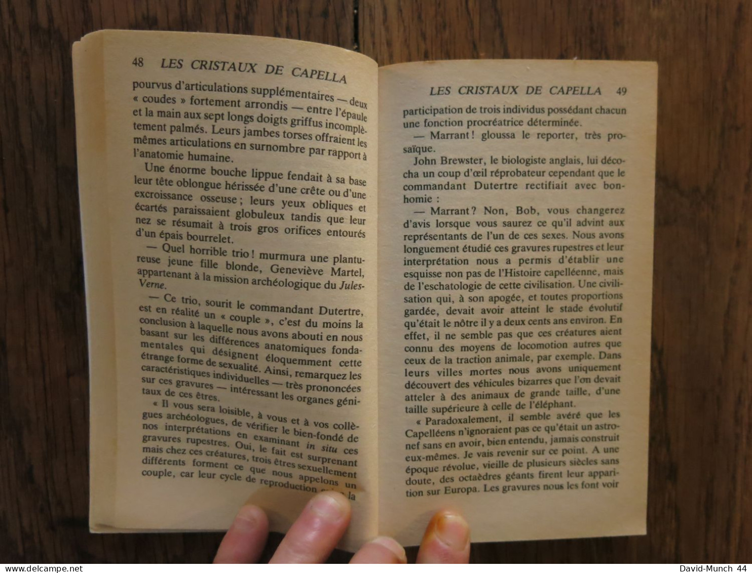 Les Cristaux de Capella de Jimmy Guieu. Plon, Collection Science-fiction Jimmy Guieu n° 42. 1984