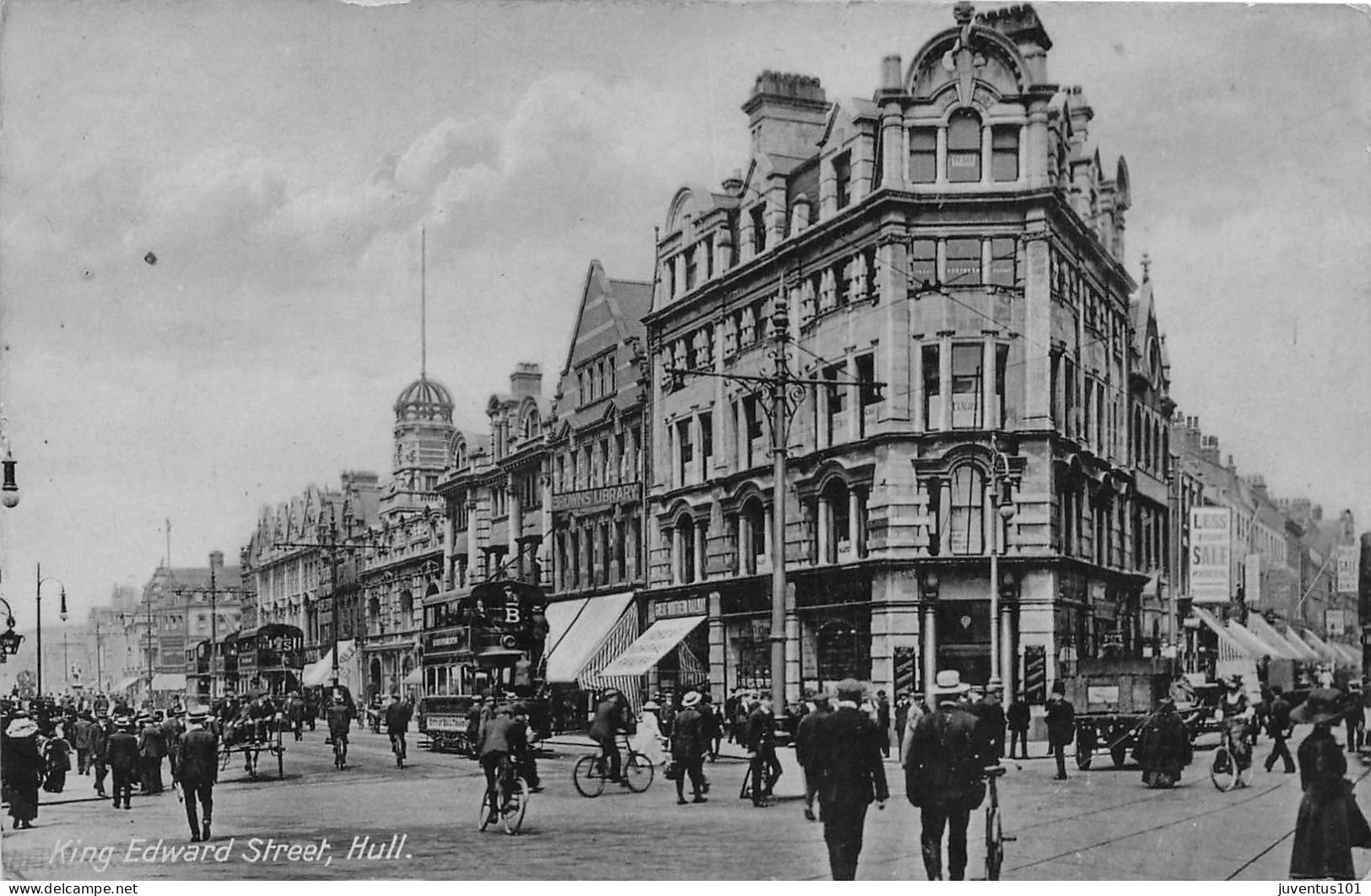 CPA King Edward Street,Hull-RARE-En L'état         L2584 - Hull