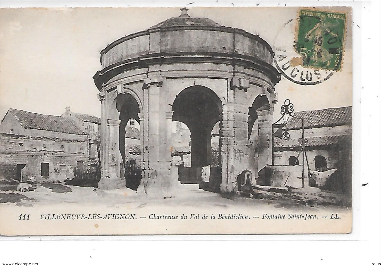 DEP. 30 VILLENEUVE LES AVIGNON N°111 CHARTREUSE DU VAL DE LA BENEDICTION - FONTAINE SAINT JEAN - Luoghi Santi