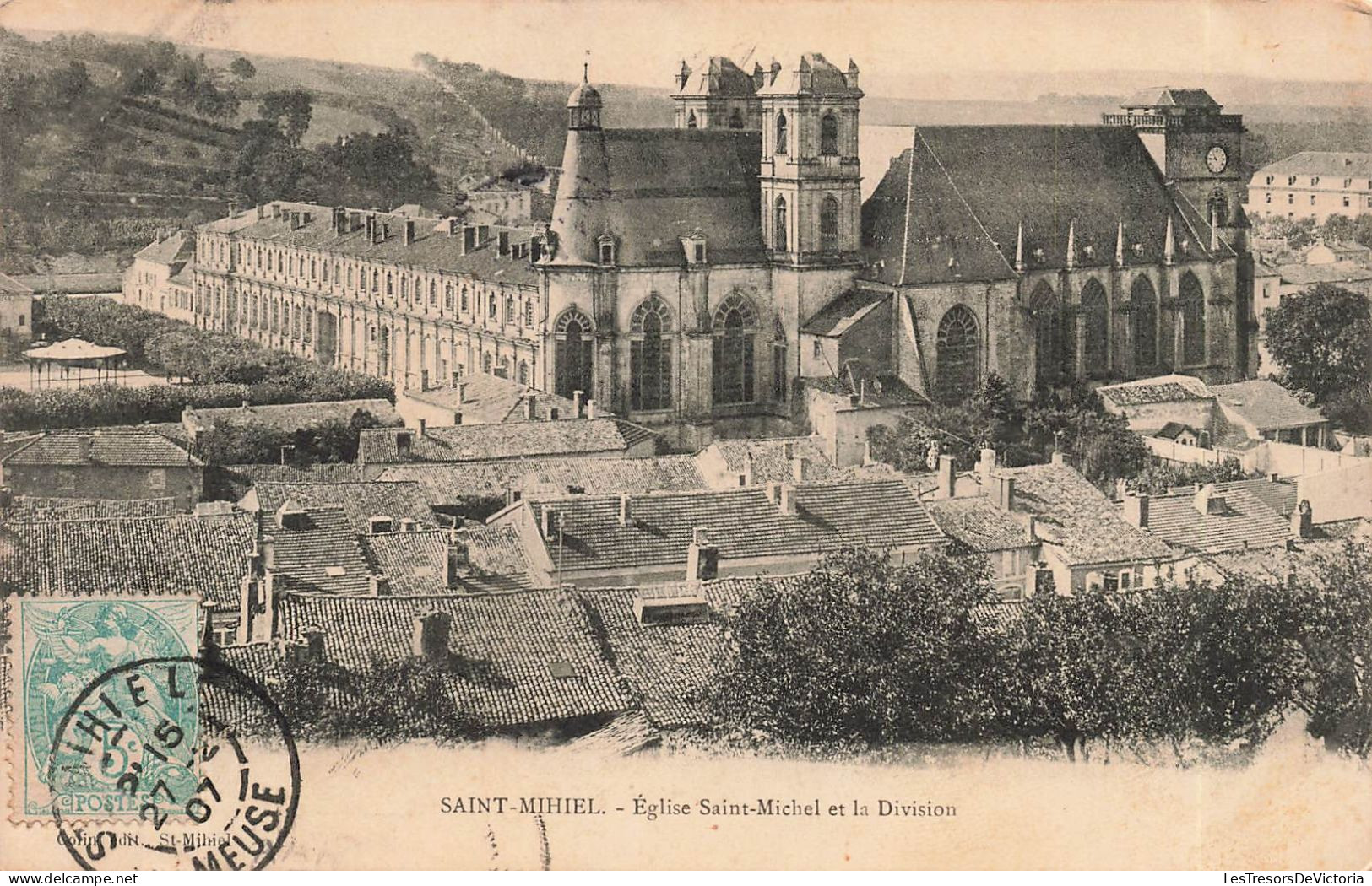 FRANCE - Saint  Mihiel - Église Saint Michel Et La Division - Carte Postale Ancienne - Saint Mihiel