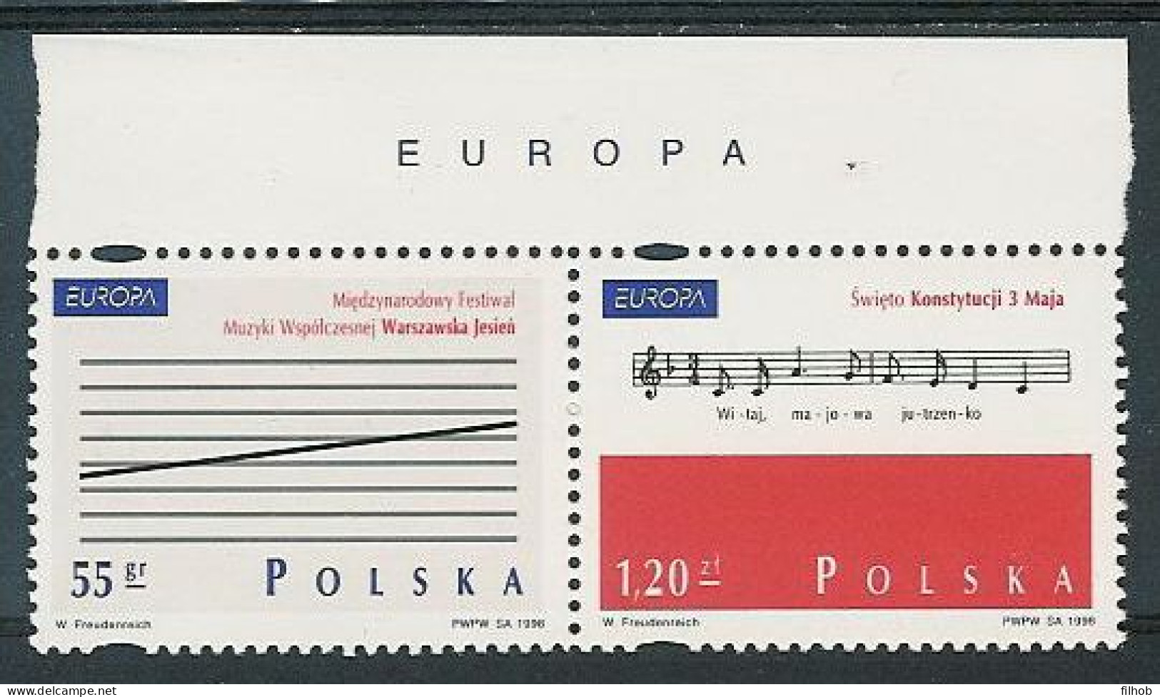 Poland Stamps MNH ZC.3566-67 Naz: Europe CEPT (IX)(name) - Ongebruikt