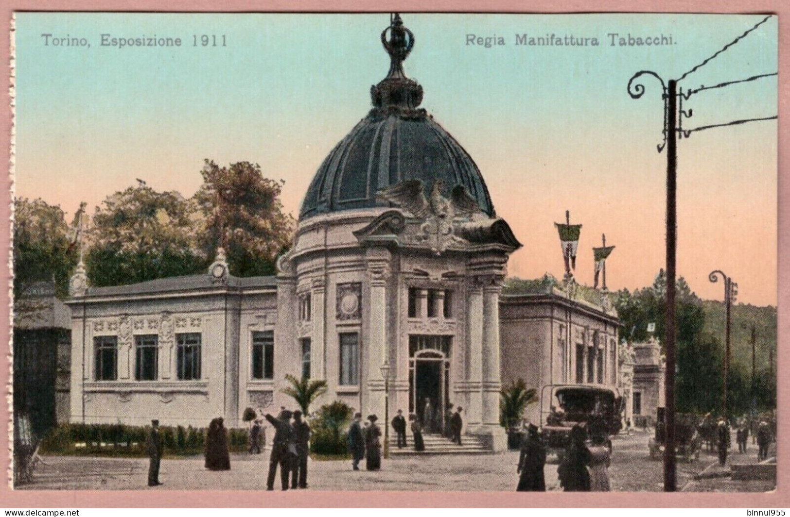 Cartolina Torino Esposizione 1911 Regia Manifattura Tabacchi - Non Viaggiata - Expositions