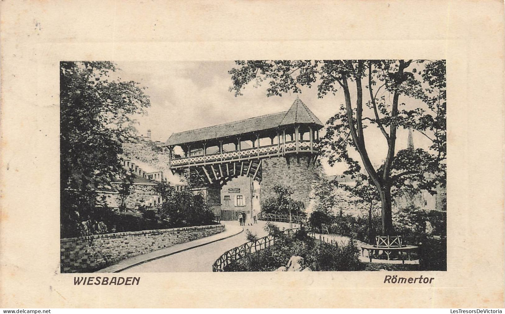 ALLEMAGNE - Wiesbaden - Romertor - Carte Postale Ancienne - Wiesbaden