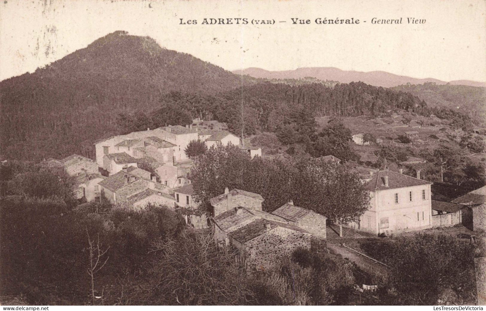 FRANCE - 38 - Les Adrets - Vue Générale - Carte Postale Ancienne - Les Abrets