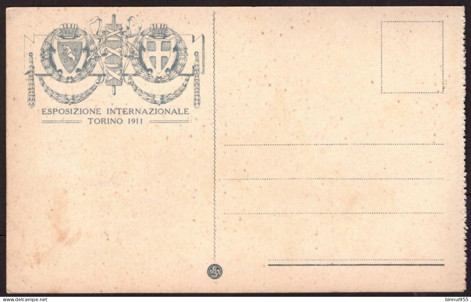 Cartolina Torino Esposizione 1911 Ingresso Padiglioni Delle, Poste E Telegrafi - Exposiciones