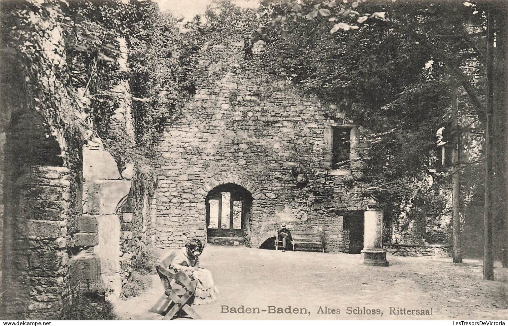 ALLEMAGNE - Baden Baden - Altes Schloss - Rittersaal - Carte Postale Ancienne - Baden-Baden