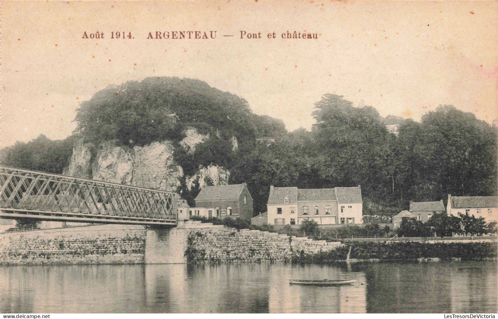 BELGIQUE - Argenteau - Pont Et Château - Carte Postale Ancienne - Wezet