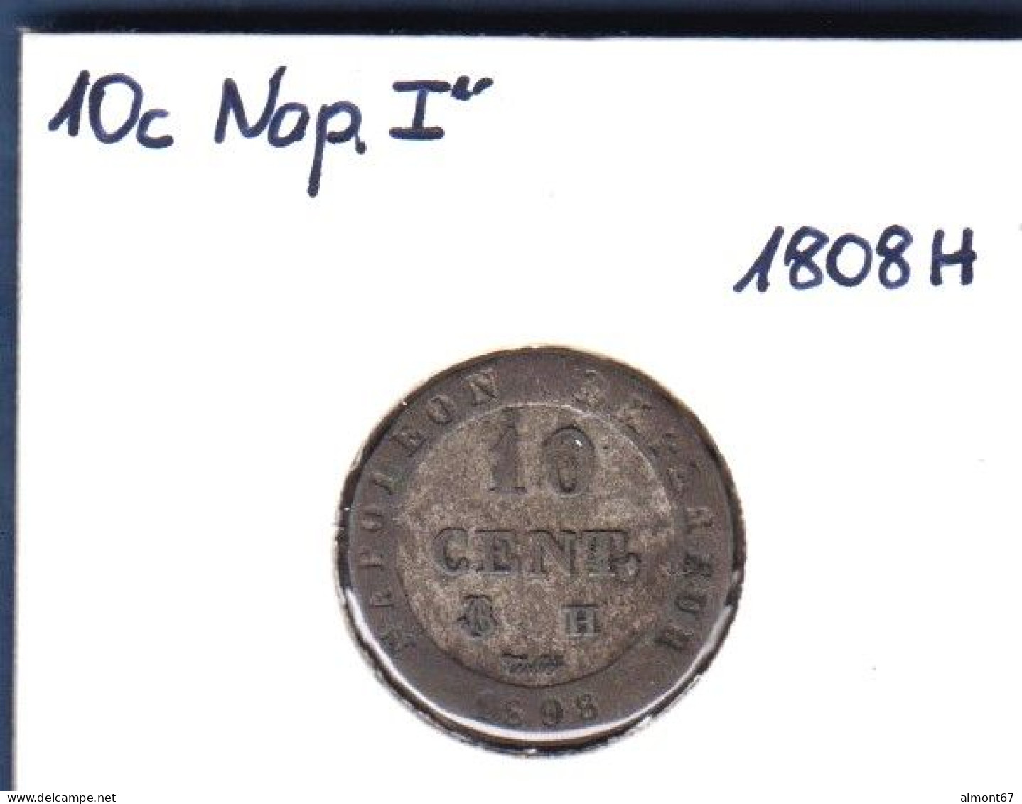 Napoléon Ier - 10 Cent 1808 H - 10 Centimes