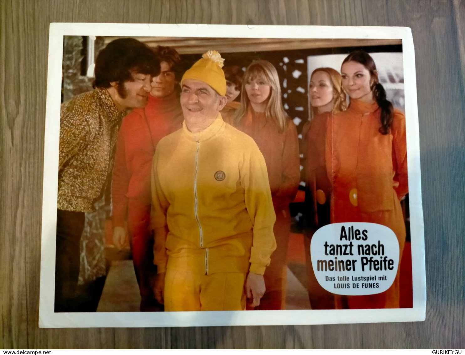 LOUIS DE FUNES Photo Film D'exploitation 29X 23cm  ALLES TANZT NACH MEINER PFEIFE L'Homme Orchestre 1970  Jogging Sport - Sonstige Formate