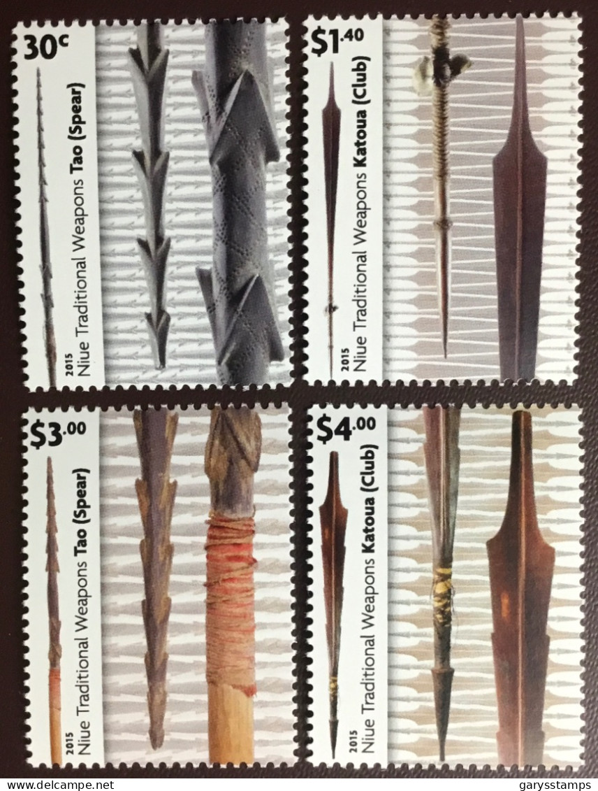 Niue 2015 Traditional Weapons MNH - Niue