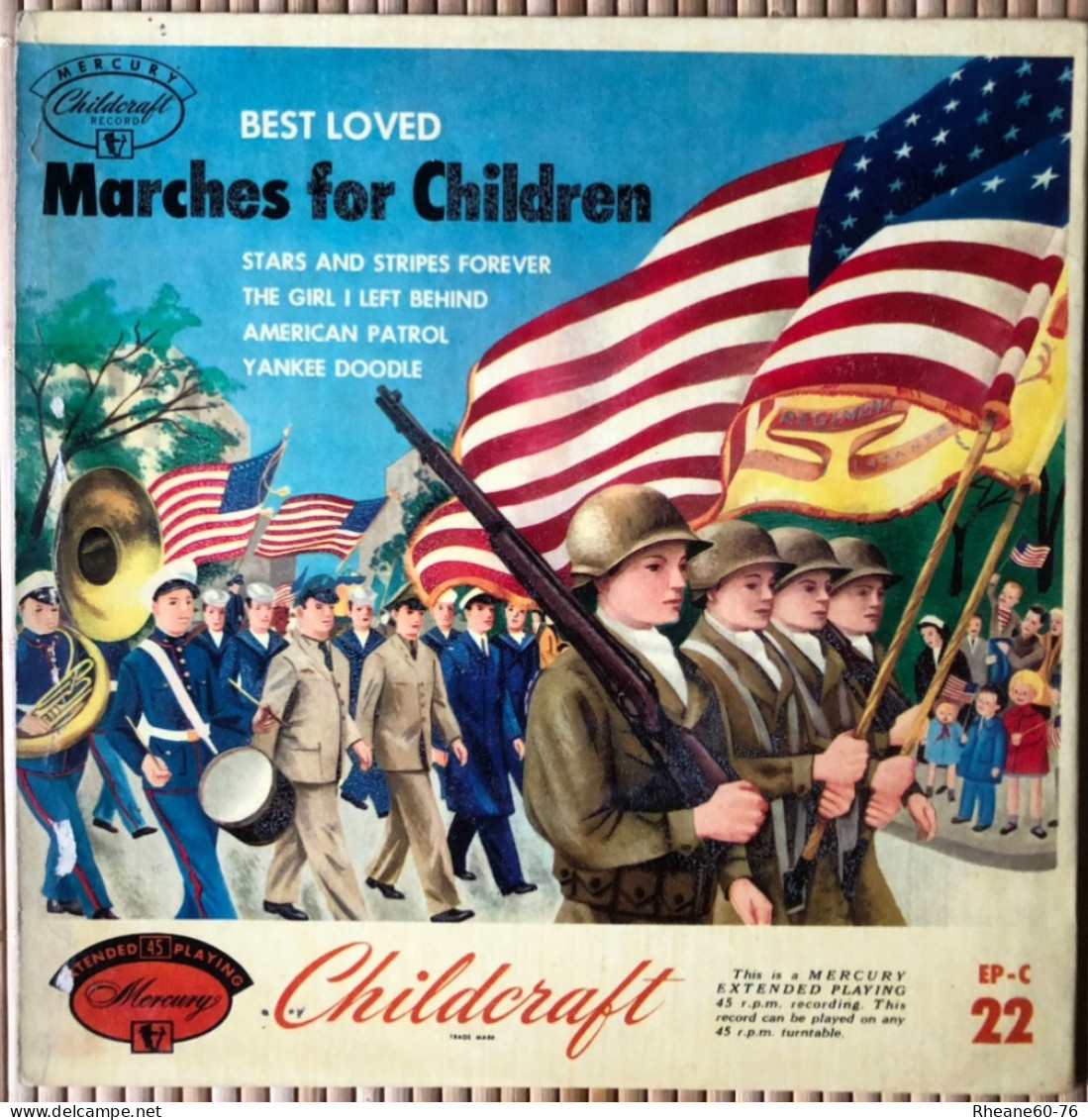 Mercury 45T EP - C22 - Childcraft - Best Loved Marches For Children - Formats Spéciaux