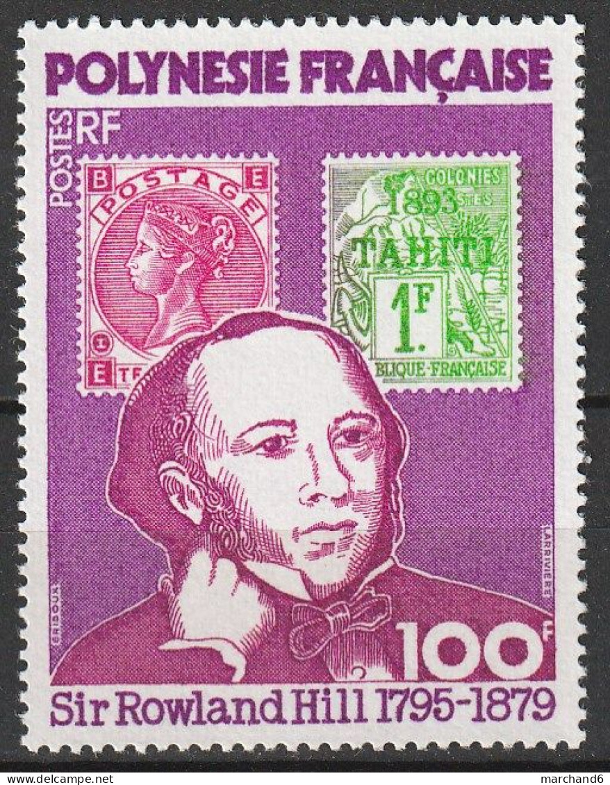 Polynésie Centenaire De La Mort De Sir Rowland Hill Timbre Sur Timbre N°141 **neuf - Unused Stamps