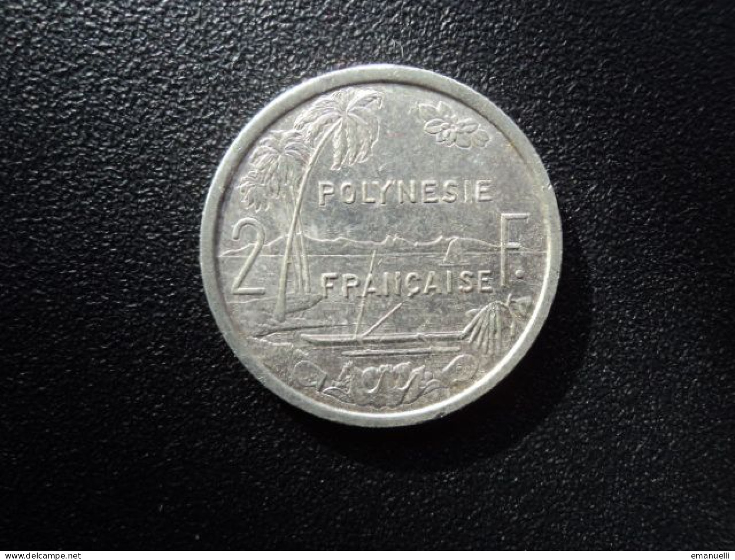 POLYNÉSIE FRANÇAISE : 2 FRANCS   1989    G.40 / KM 10     SUP - Polinesia Francese