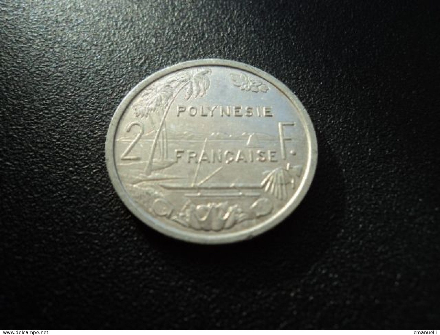 POLYNÉSIE FRANÇAISE : 2 FRANCS   1989    G.40 / KM 10     SUP - Polynésie Française