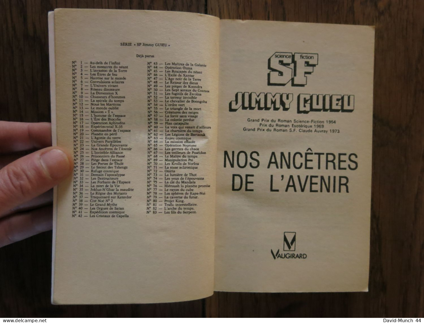 Nos Ancêtres De L'avenir De Jimmy Guieu. Paris, Vaugirard, Collection Science-fiction Jimmy Guieu N° 24. 1991 - Vaugirard