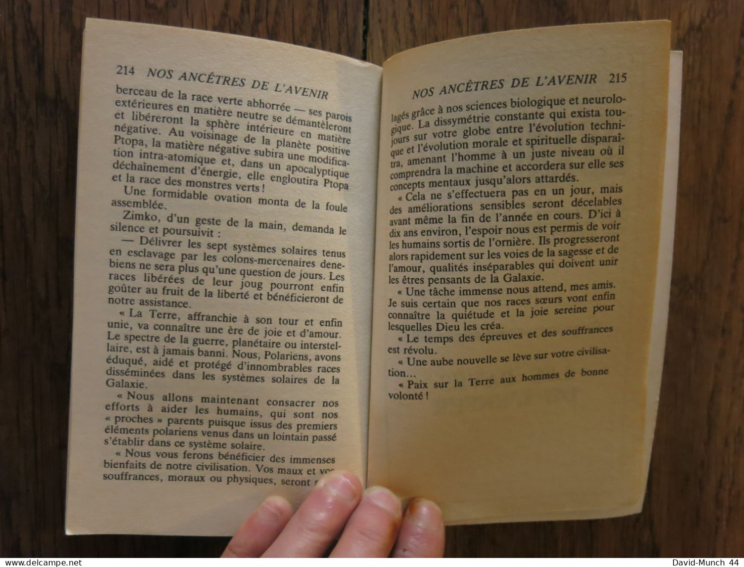 Nos ancêtres de l'avenir de Jimmy Guieu. Paris, Vaugirard, Collection Science-fiction Jimmy Guieu n° 24. 1991