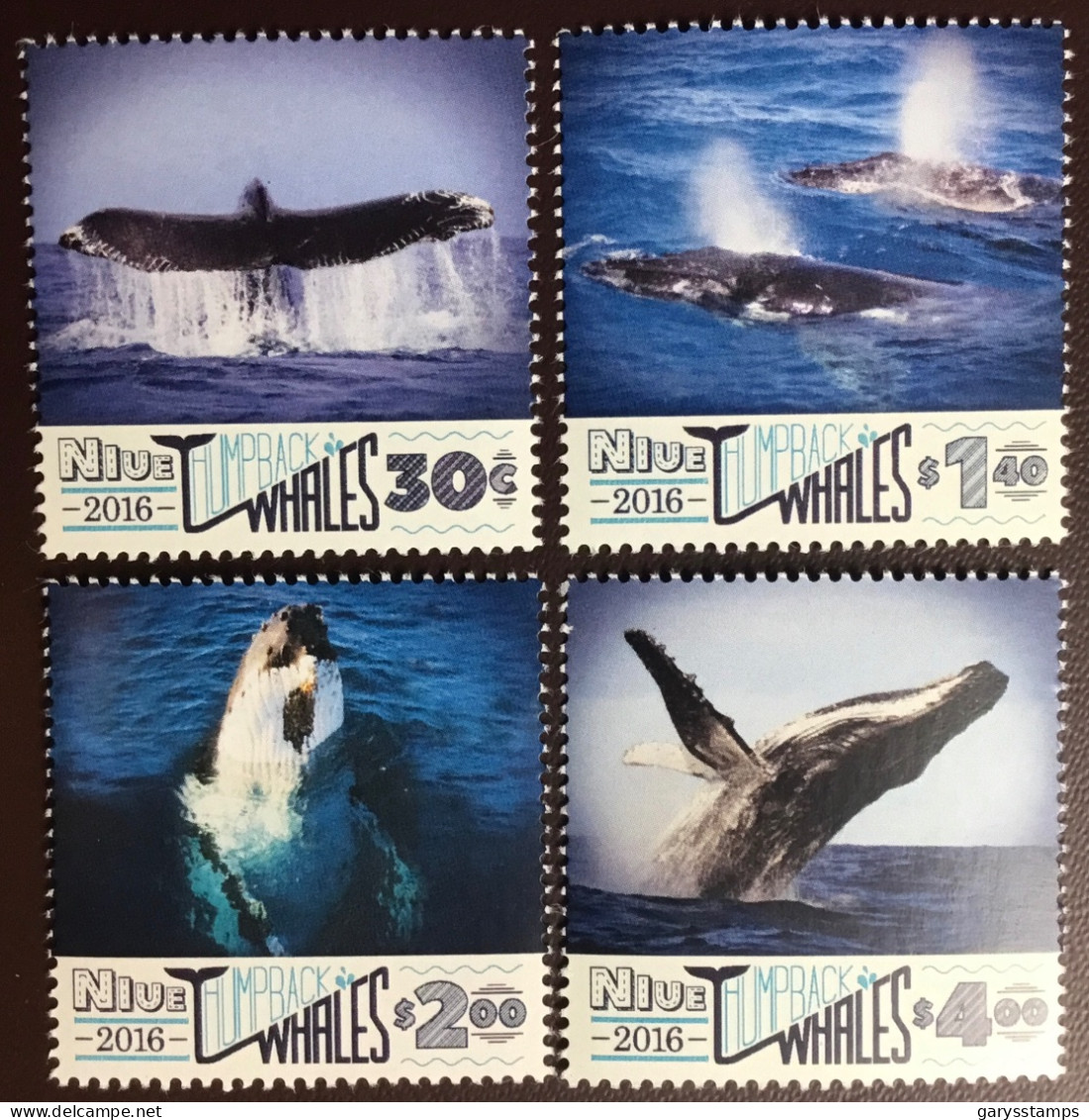 Niue 2016 Humpback Whales MNH - Baleines