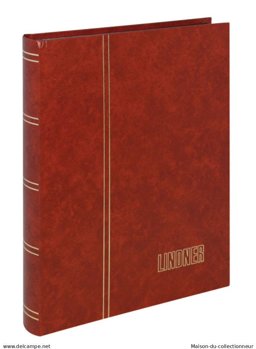 Classeurs A4 Lindner Standard 48 Pages Noires Couleur:Brun - Groot Formaat, Zwarte Pagina